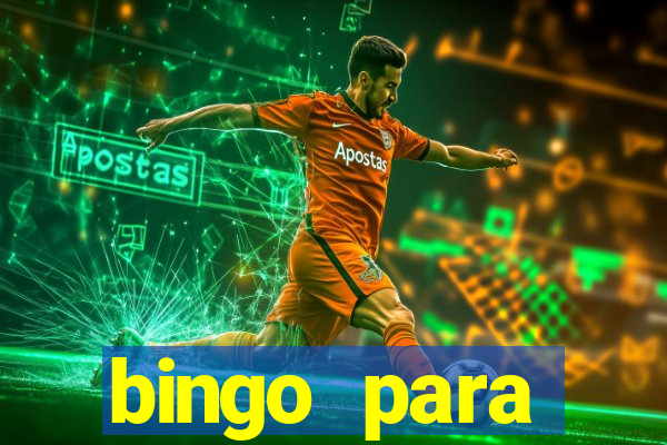 bingo para despedida de solteira para imprimir